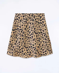 Clearance FROM FUTURE Jupe Mini Lenny Animal Naturel