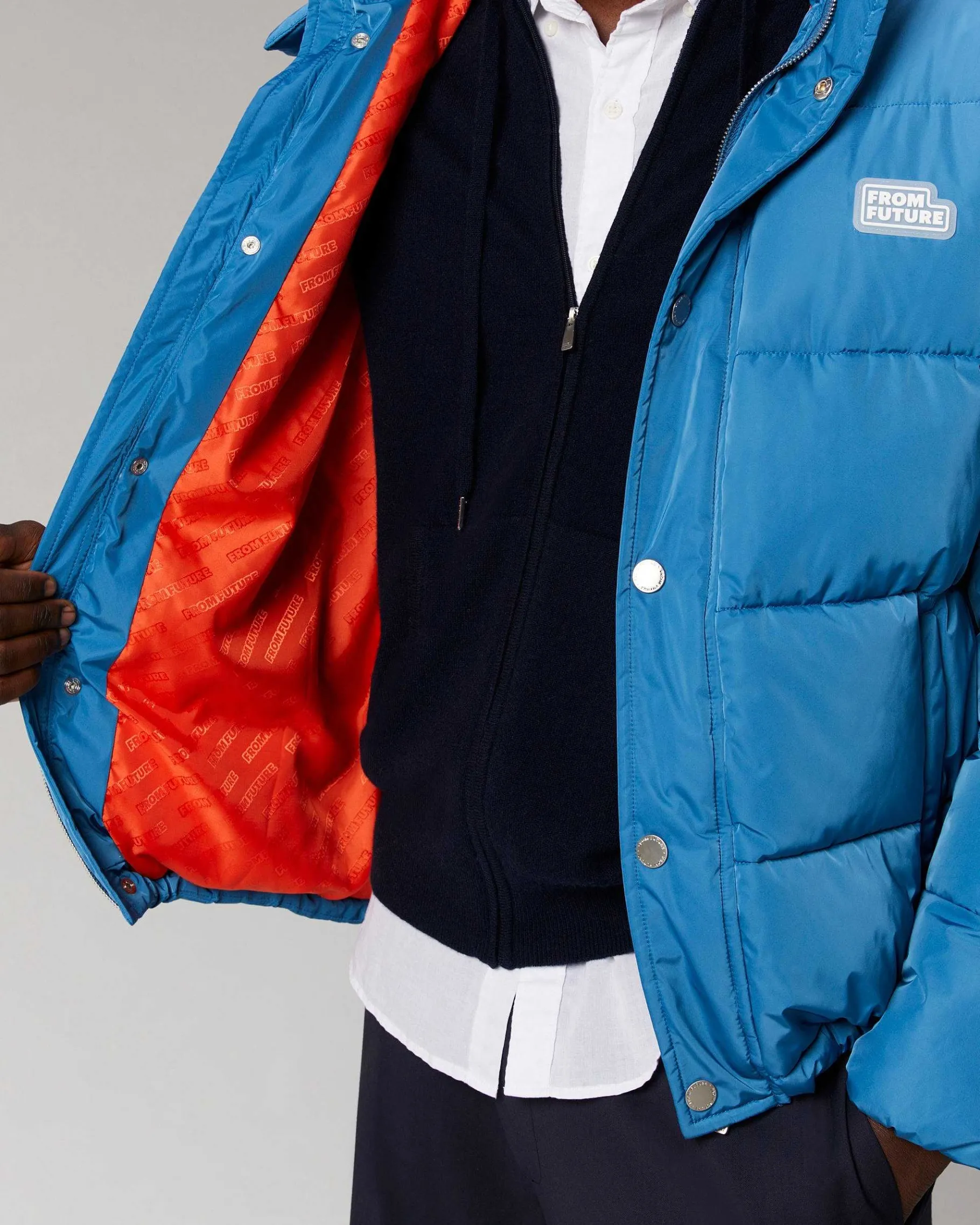 Best FROM FUTURE Outerwear Doudoune Future Washed Blue