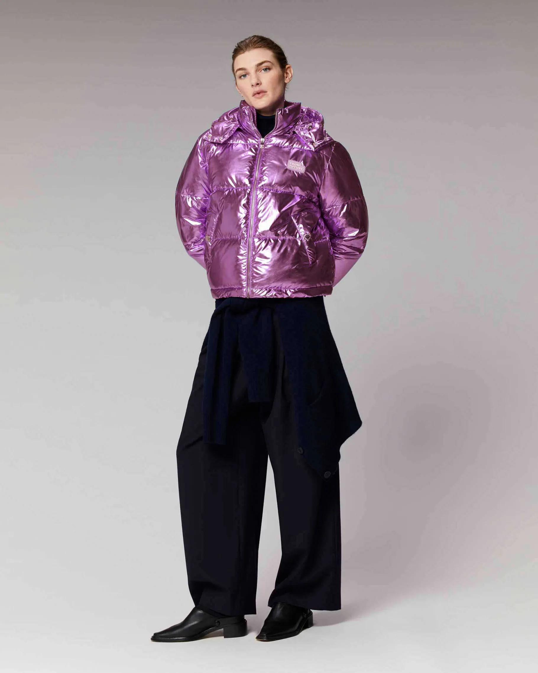 Discount FROM FUTURE Outerwear Doudoune Metallise Metallic Lilac
