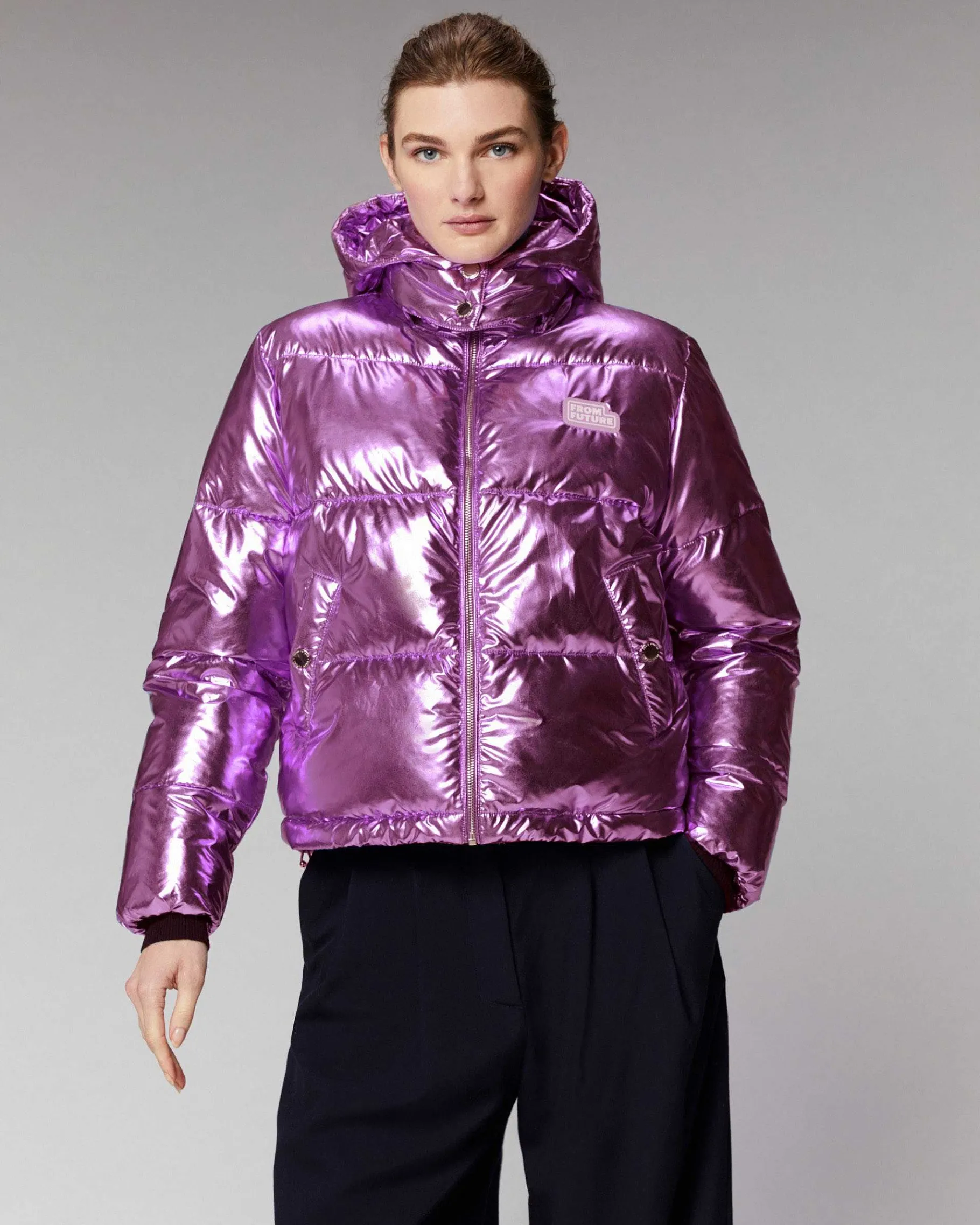 Discount FROM FUTURE Outerwear Doudoune Metallise Metallic Lilac