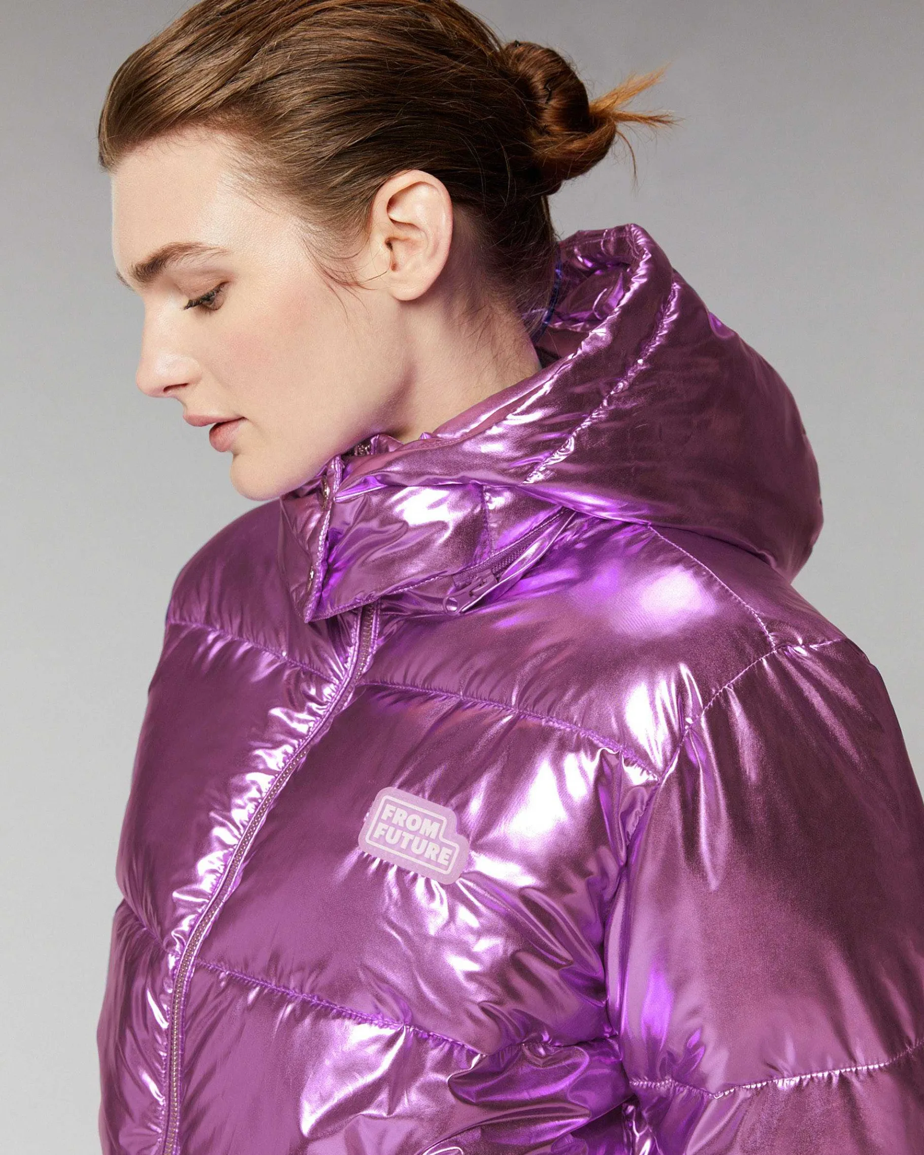 Discount FROM FUTURE Outerwear Doudoune Metallise Metallic Lilac