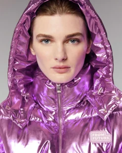 Discount FROM FUTURE Outerwear Doudoune Metallise Metallic Lilac