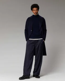 Clearance FROM FUTURE Outerwear Manteau Long Double Face Navy