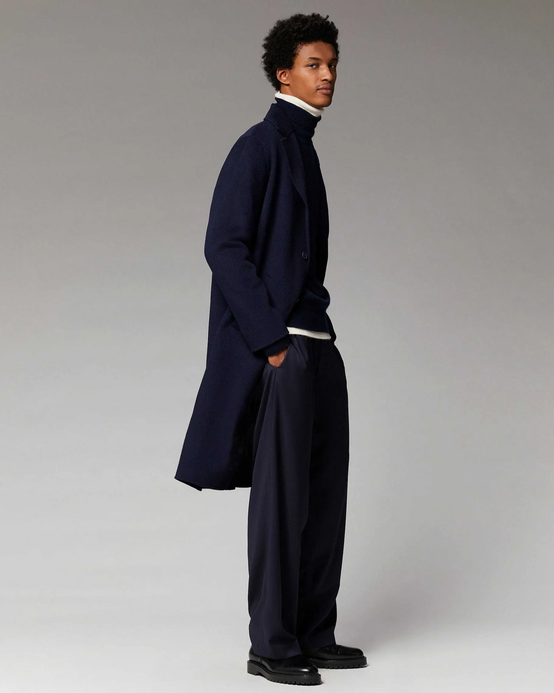 Clearance FROM FUTURE Outerwear Manteau Long Double Face Navy