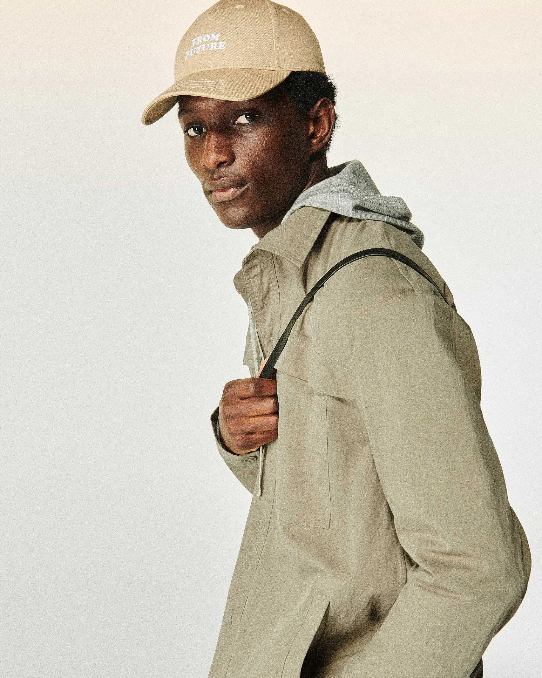 Sale FROM FUTURE Outerwear Surchemise Light Kaki