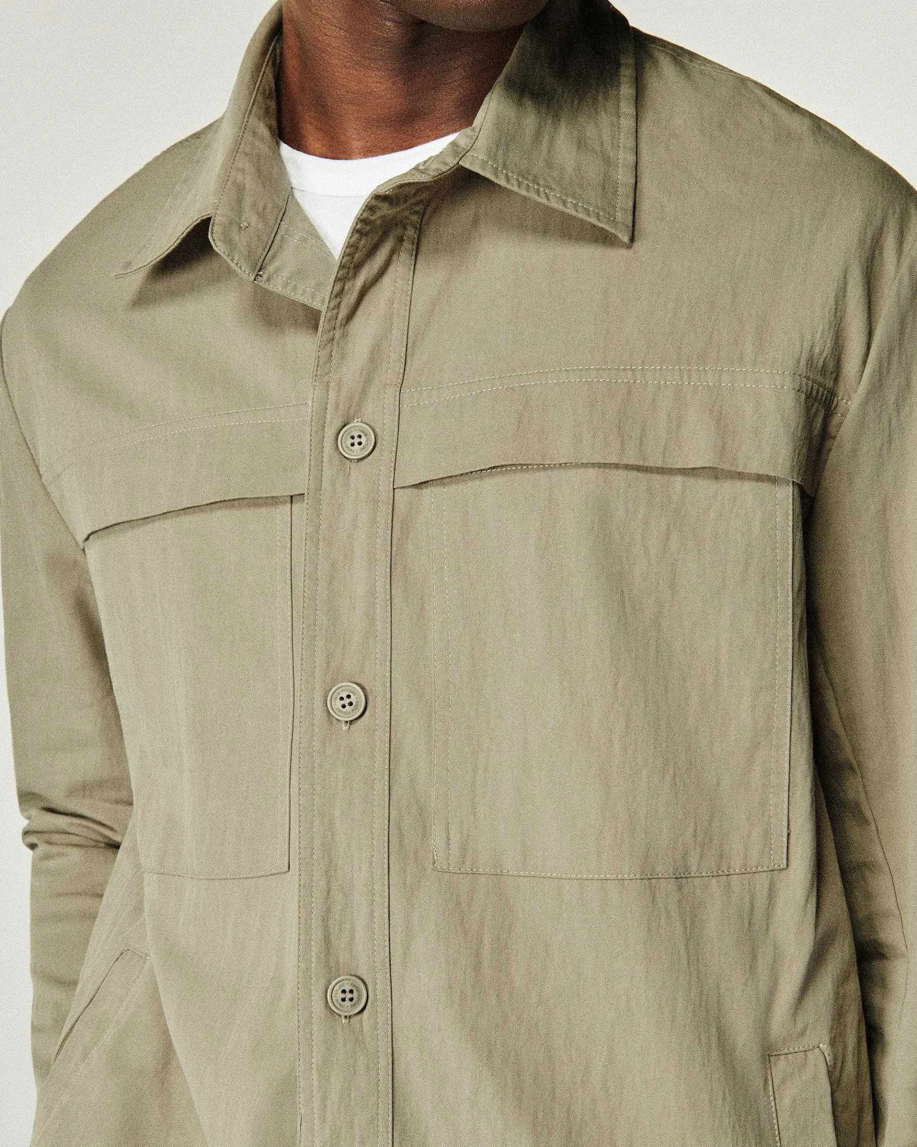 Sale FROM FUTURE Outerwear Surchemise Light Kaki