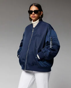 FROM FUTURE Outerwear Veste Bombers Navy