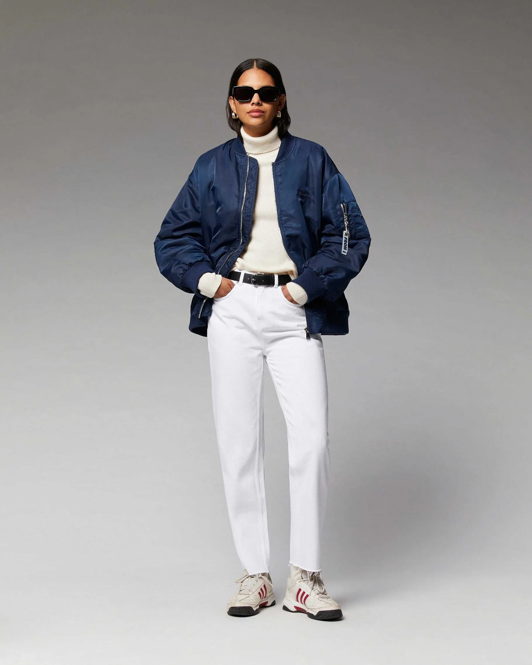 FROM FUTURE Outerwear Veste Bombers Navy