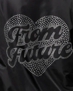 FROM FUTURE Outerwear Veste Bombers Future Strass Noir