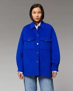 Clearance FROM FUTURE Outerwear Veste Double Face Pop Blue