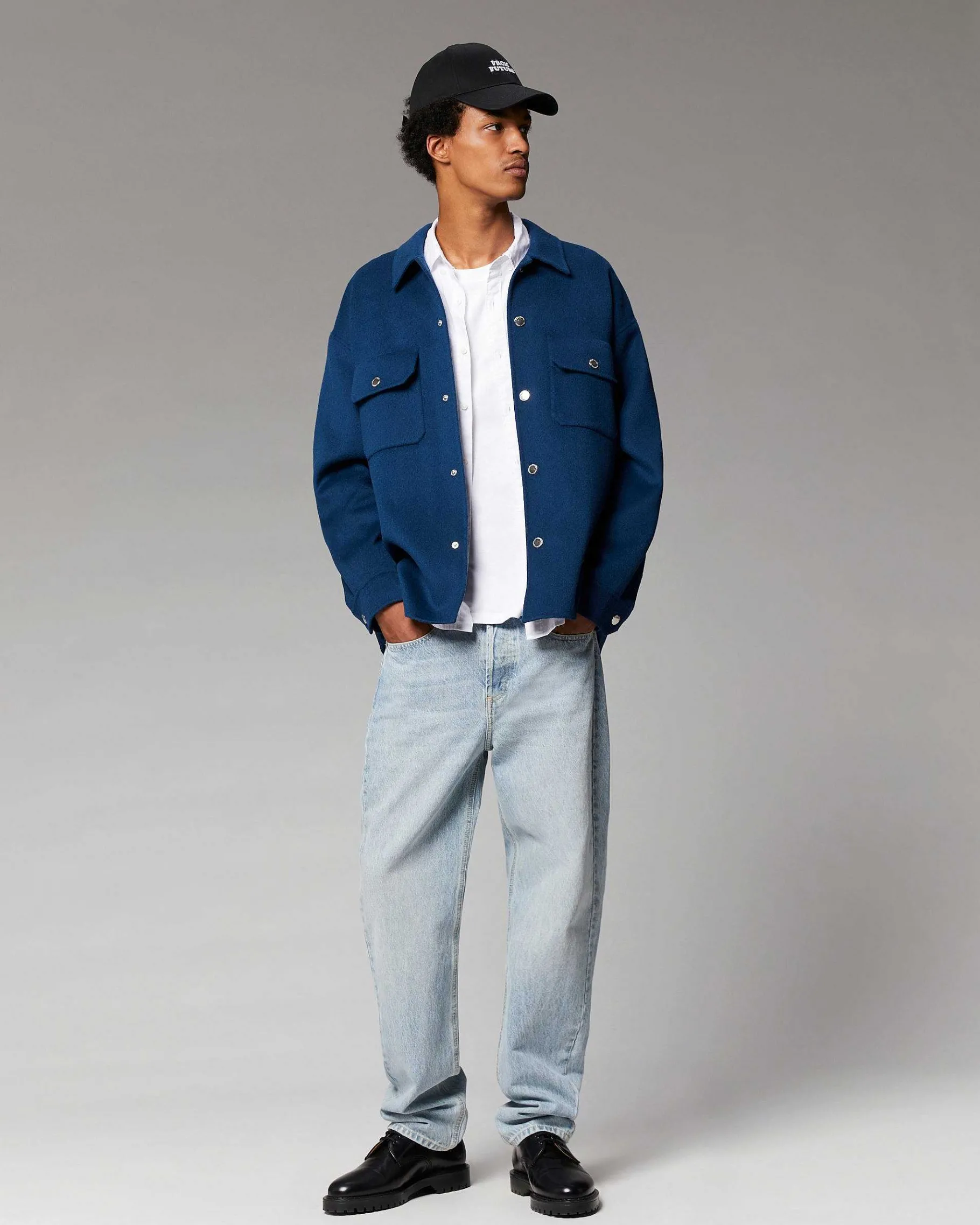 FROM FUTURE Outerwear Veste Double Face Moonlight Blue