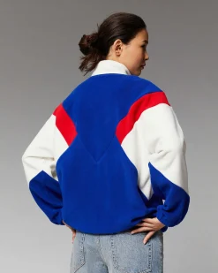 Sale FROM FUTURE Outerwear Veste Polaire Pop Blue