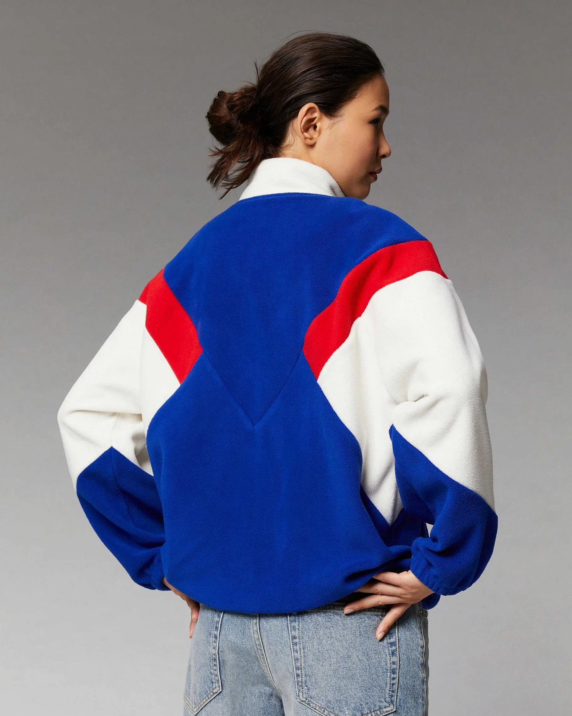 Sale FROM FUTURE Outerwear Veste Polaire Pop Blue