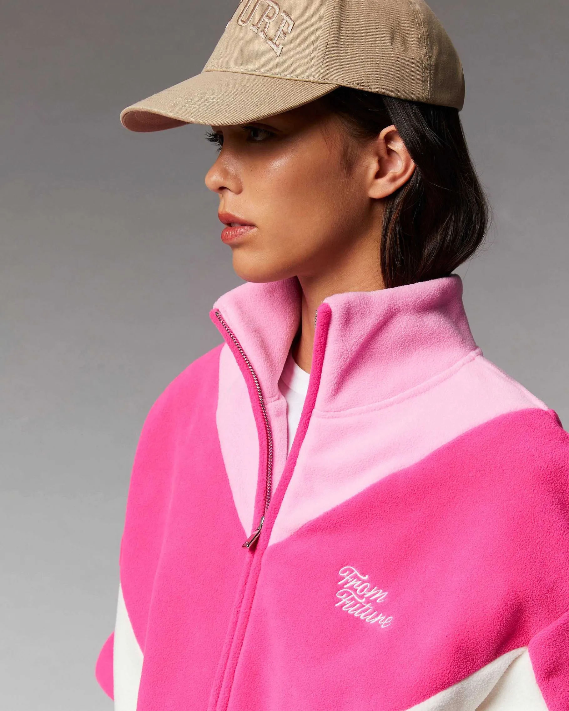 Sale FROM FUTURE Outerwear Veste Polaire Flash Pink
