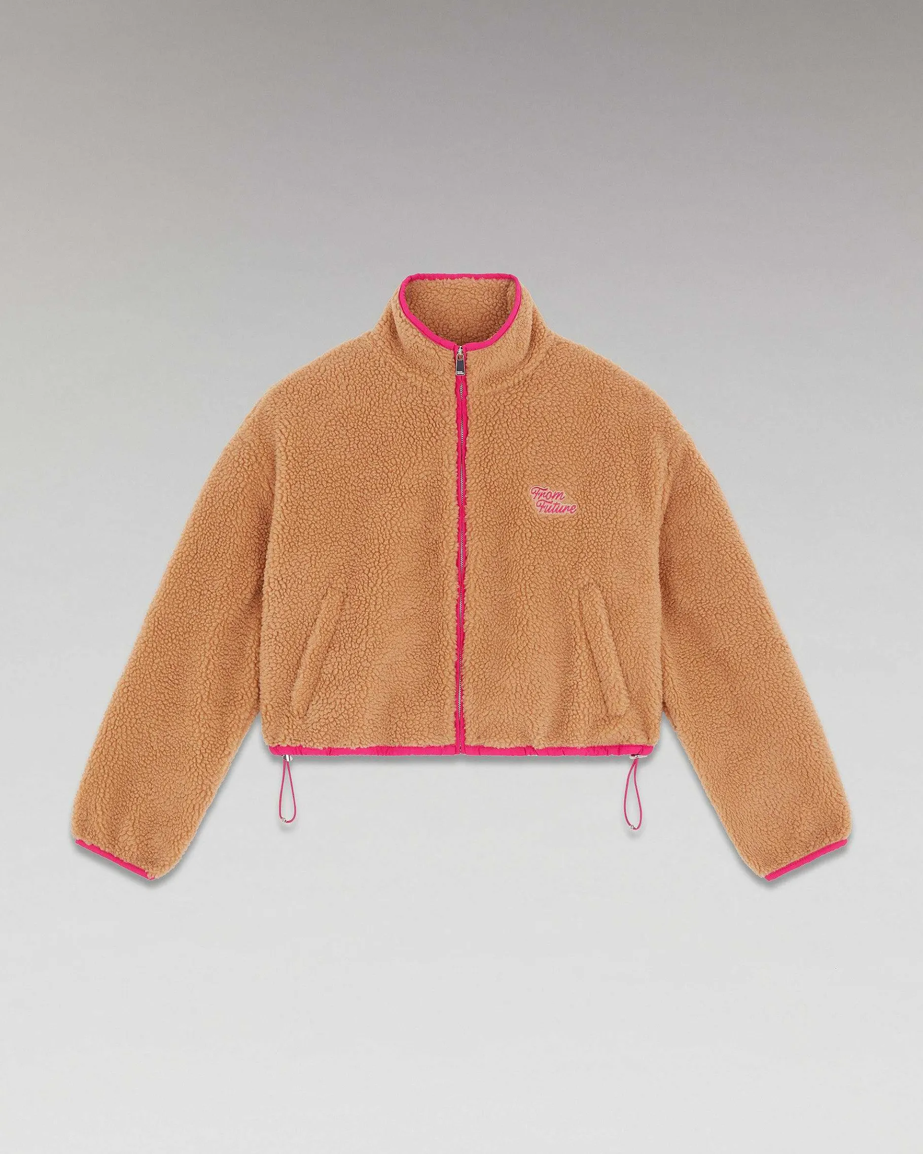 Online FROM FUTURE Outerwear Veste Sherpa Courte Camel