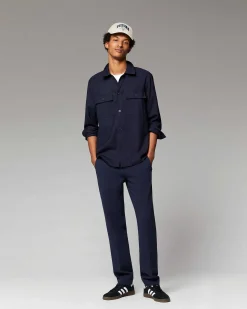 FROM FUTURE Pantalon Droit Casual Navy