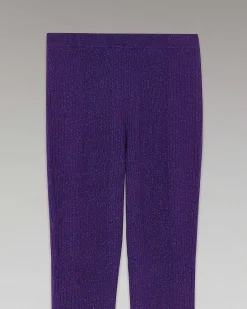 Sale FROM FUTURE Pantalon Flare Metallise Intense Purple