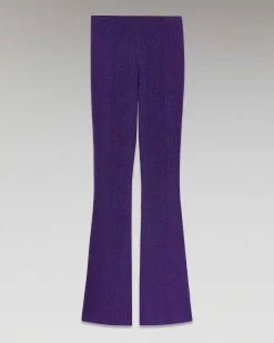 Sale FROM FUTURE Pantalon Flare Metallise Intense Purple
