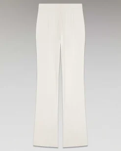 Hot FROM FUTURE Pantalon Flare Satinee Champagne