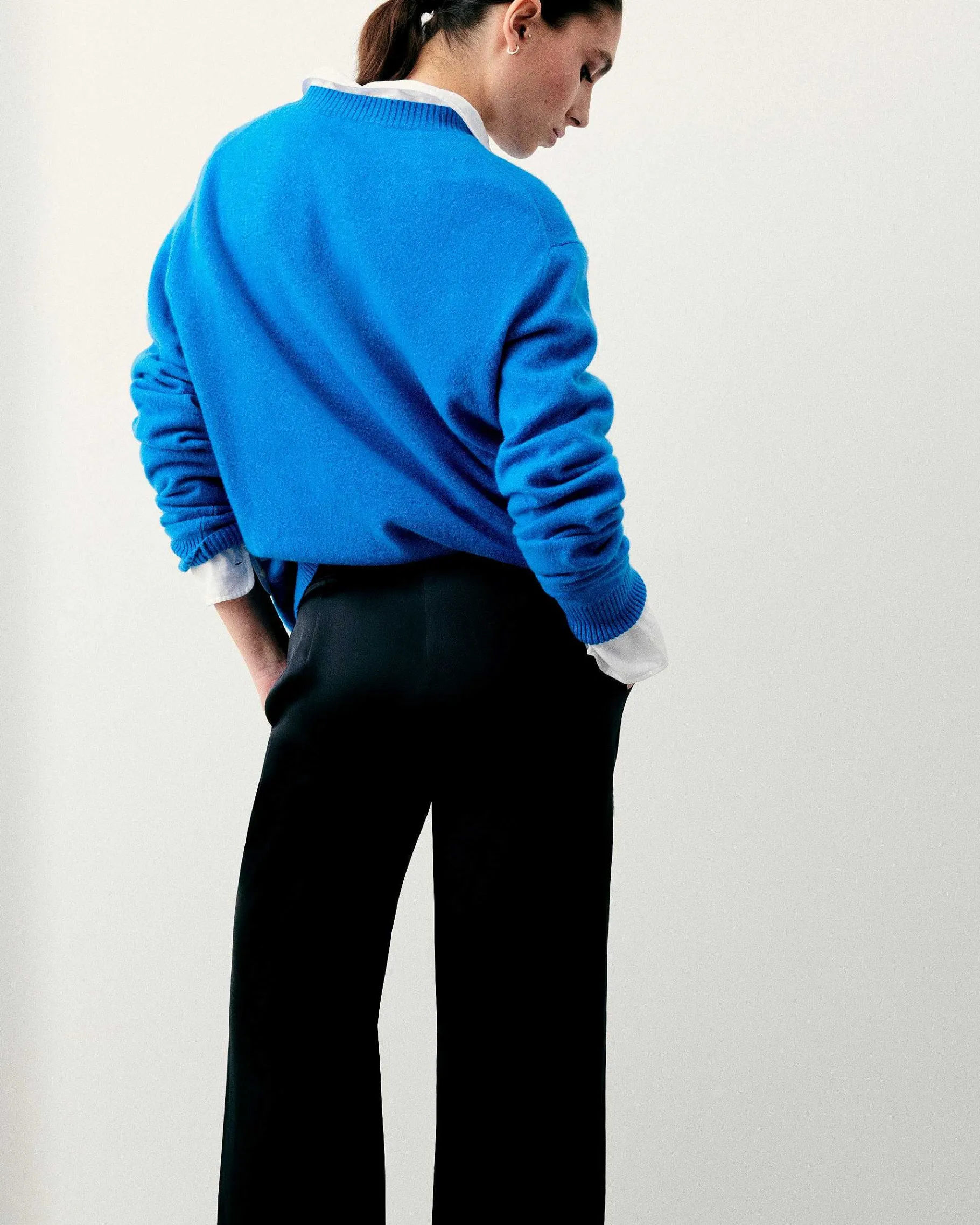 Hot FROM FUTURE Pantalon Large Noir