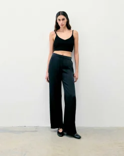 Hot FROM FUTURE Pantalon Large Noir