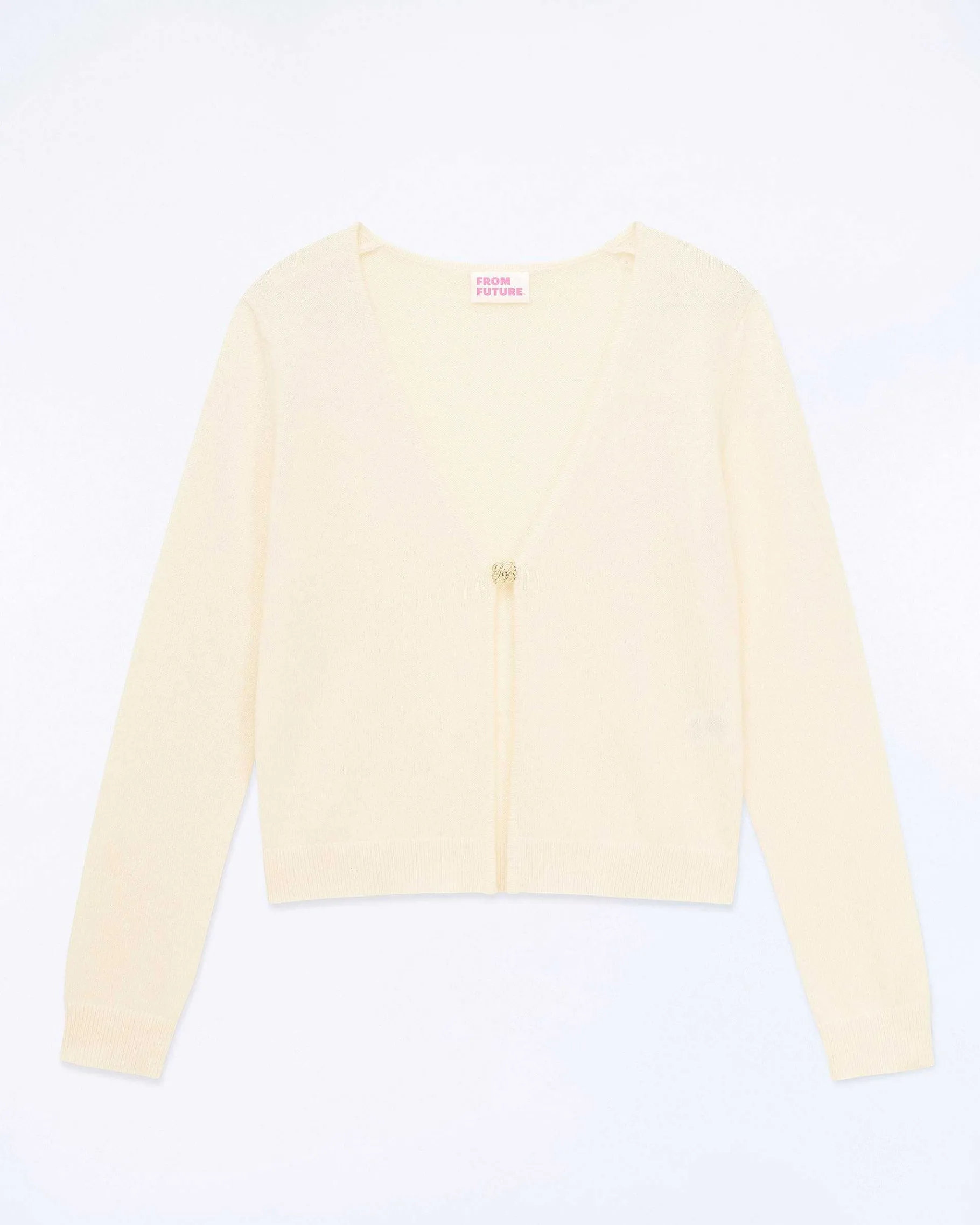 Best FROM FUTURE Pull Cardigan Ecru