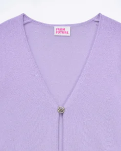 Online FROM FUTURE Pull Cardigan Magic Lilac