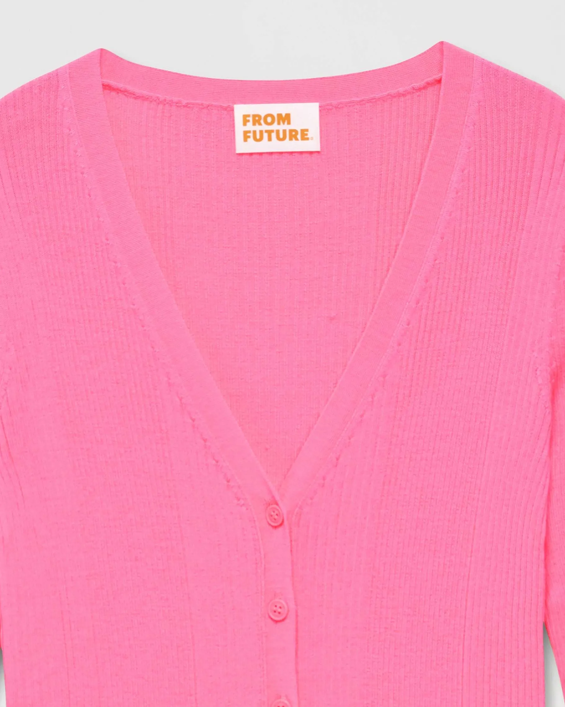 Online FROM FUTURE Pull Cardigan A Cotes Holiday Pink