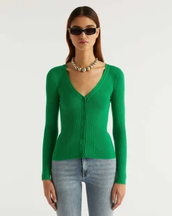 Online FROM FUTURE Pull Cardigan A Cotes Summer Green