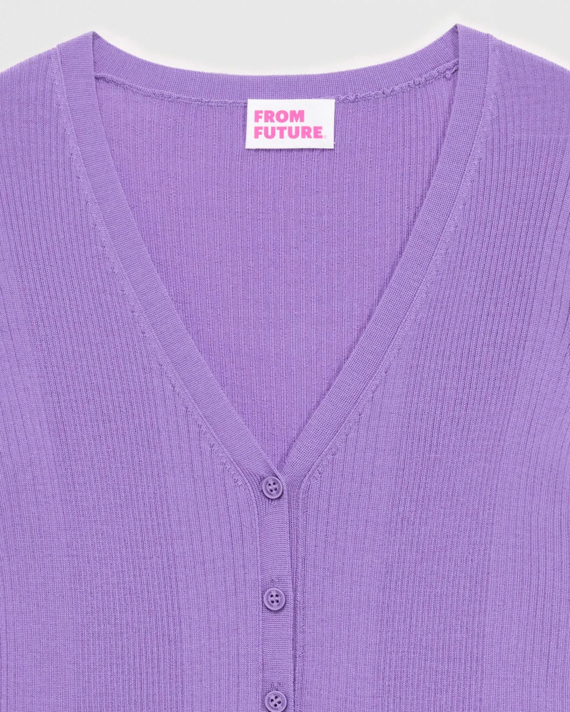 Clearance FROM FUTURE Pull Cardigan A Cotes Power Lilac