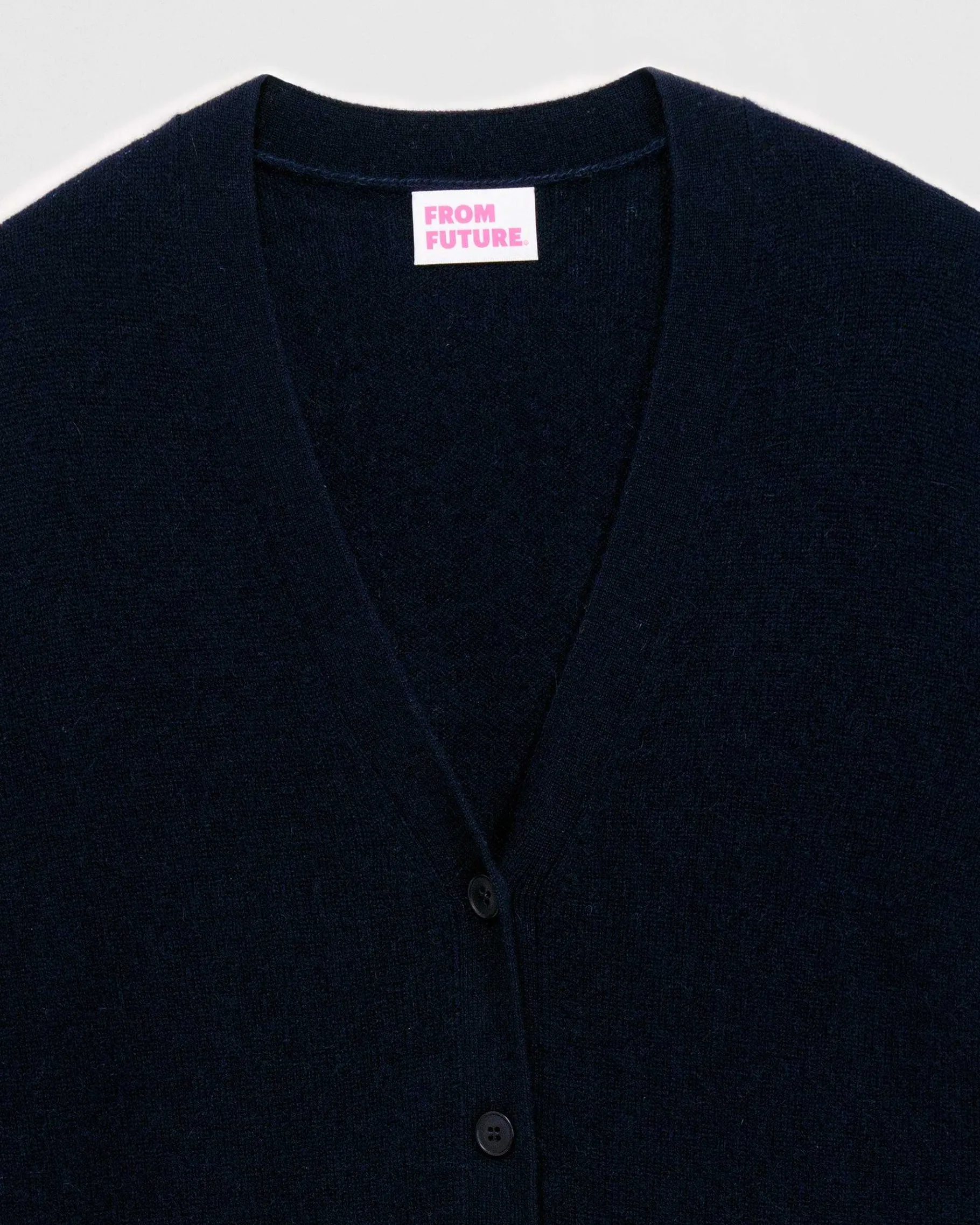 Clearance FROM FUTURE Pull Cardigan Basique Leger Navy