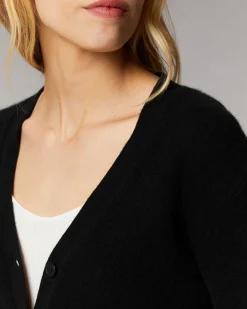Best FROM FUTURE Pull Cardigan Basique Leger Navy