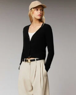 FROM FUTURE Pull Cardigan Basique Leger