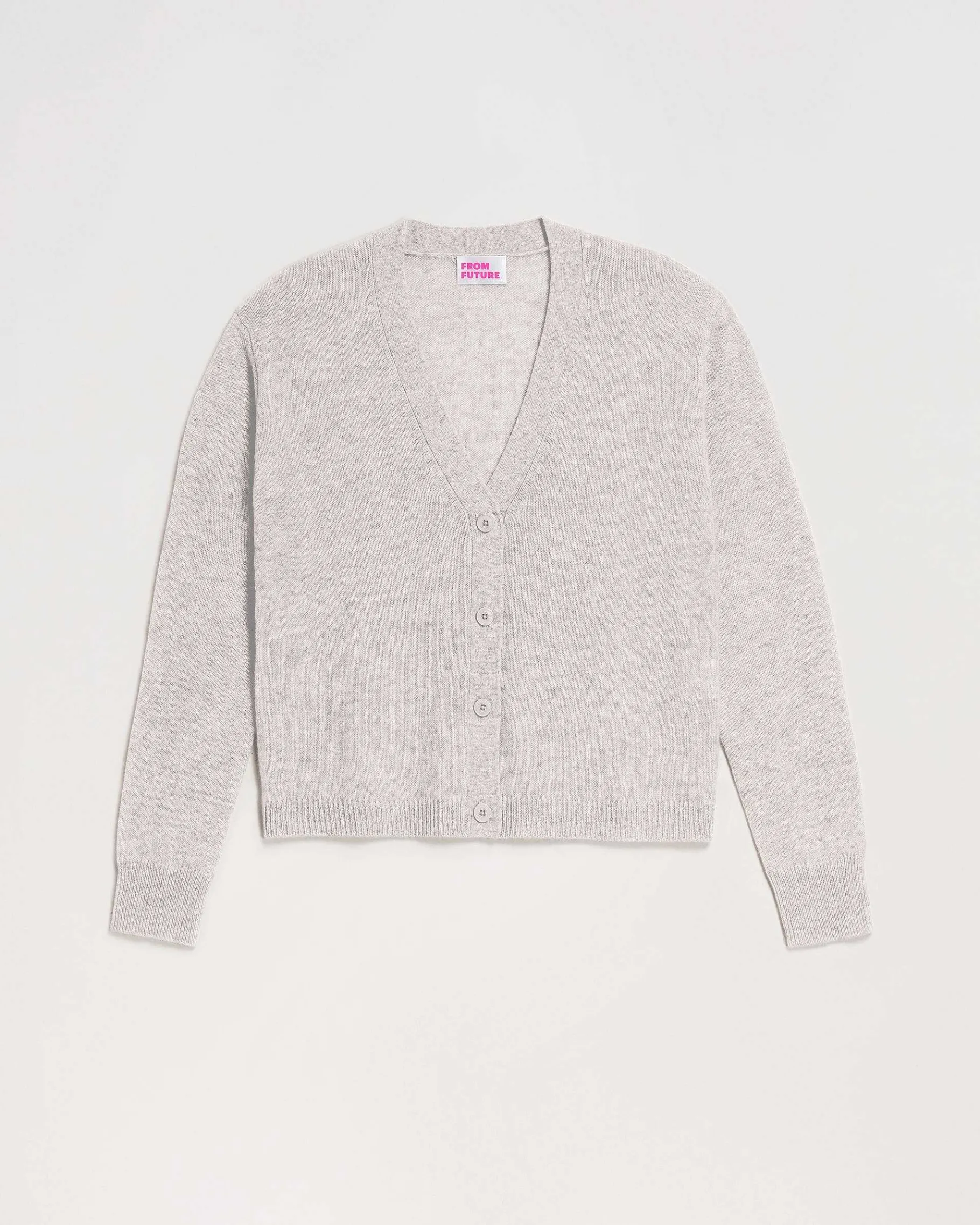 FROM FUTURE Pull Cardigan Basique Leger