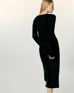 Clearance FROM FUTURE Pull Cardigan Bijou Point Bourdon Noir