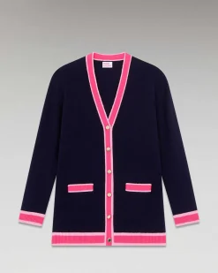 Clearance FROM FUTURE Pull Cardigan Leger Navy