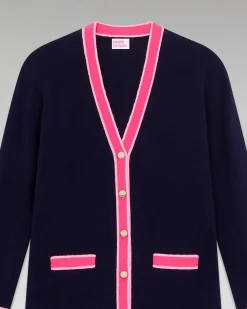 Clearance FROM FUTURE Pull Cardigan Leger Navy