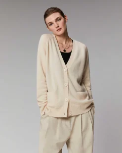 Best FROM FUTURE Pull Cardigan Manches Raglan Sable