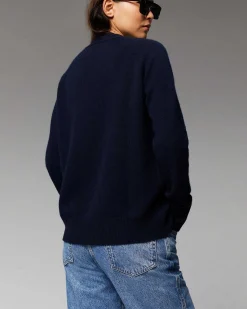 Clearance FROM FUTURE Pull Cardigan Manches Raglan Navy