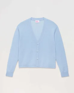 Hot FROM FUTURE Pull Cardigan Uni Light Paradise Blue