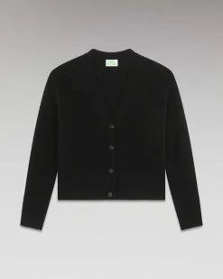 Outlet FROM FUTURE Pull Cardigan Uni Light Noir