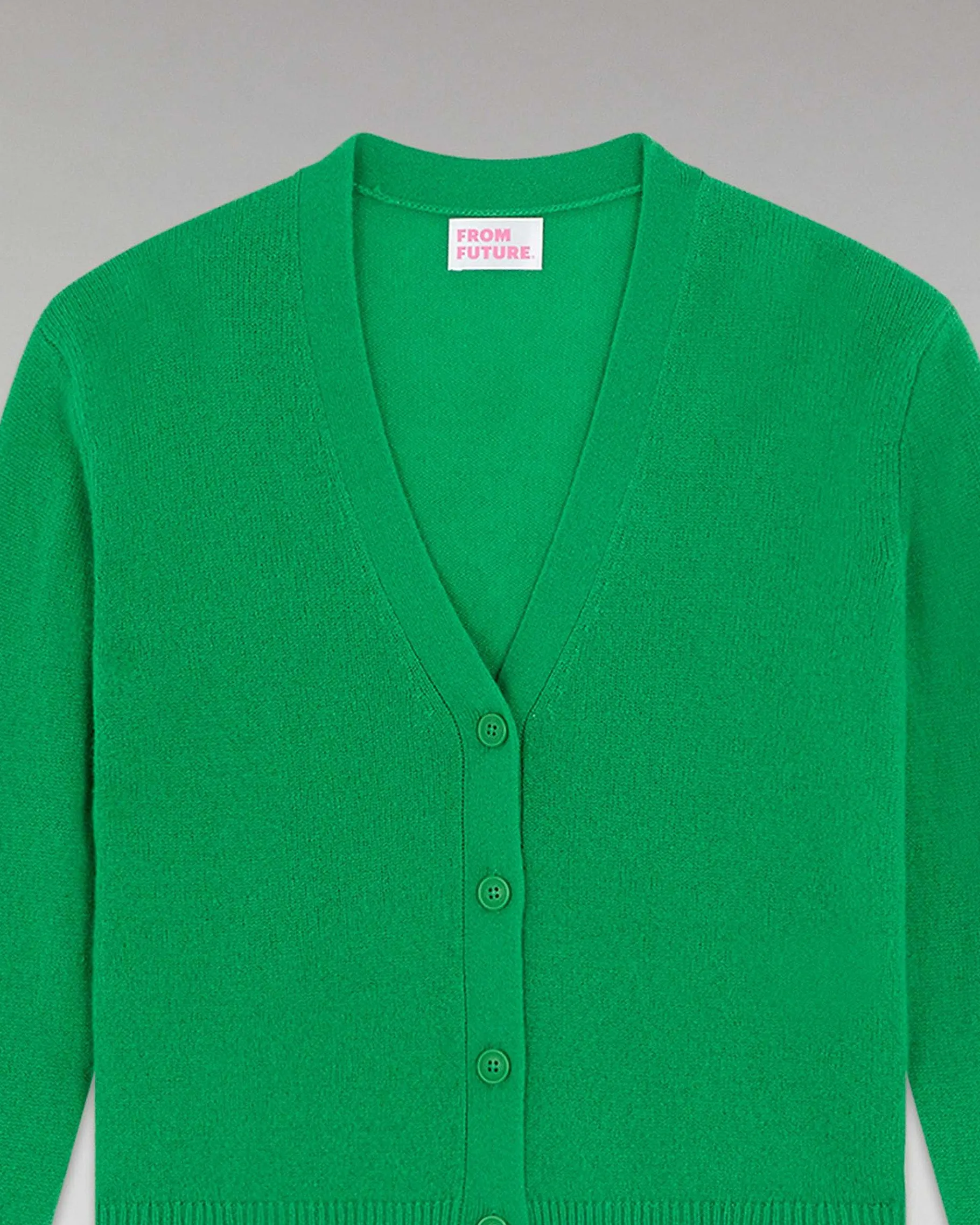 Online FROM FUTURE Pull Cardigan Uni Light Summer Green