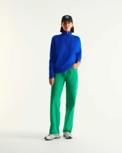 Online FROM FUTURE Pull Col Camionneur Epais Pop Blue