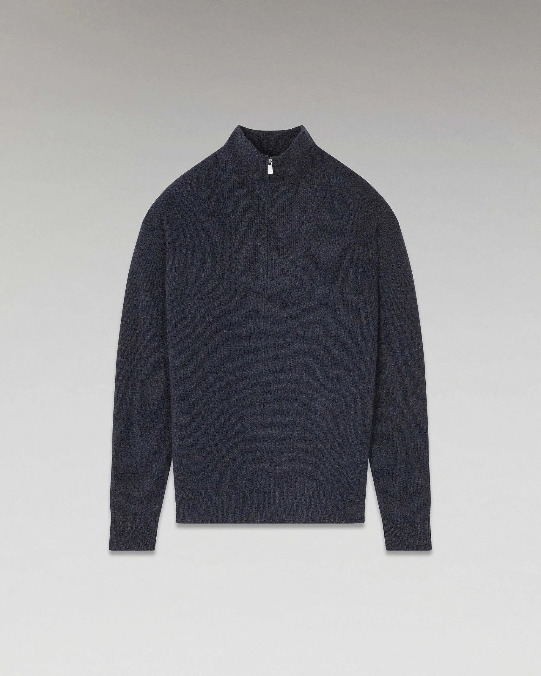 Best FROM FUTURE Pull Col Camionneur Oversize Bleu Chine