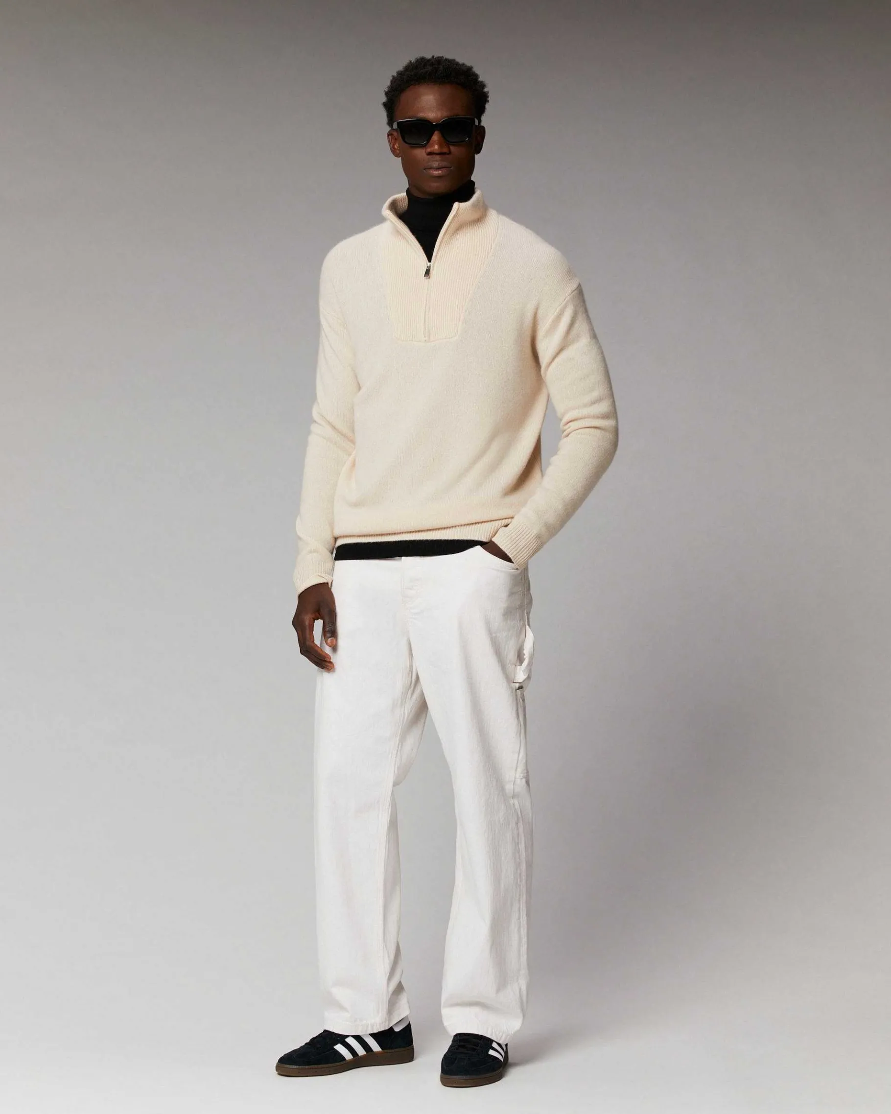 Discount FROM FUTURE Pull Col Camionneur Oversize Anthracite