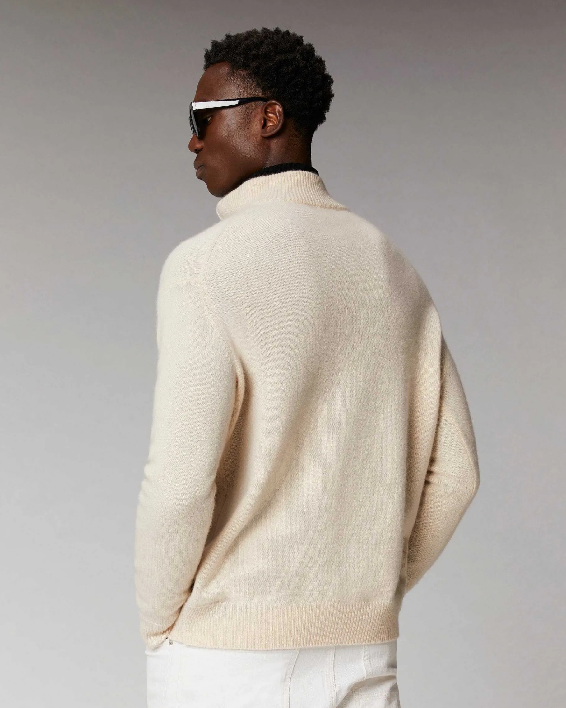 Discount FROM FUTURE Pull Col Camionneur Oversize Anthracite