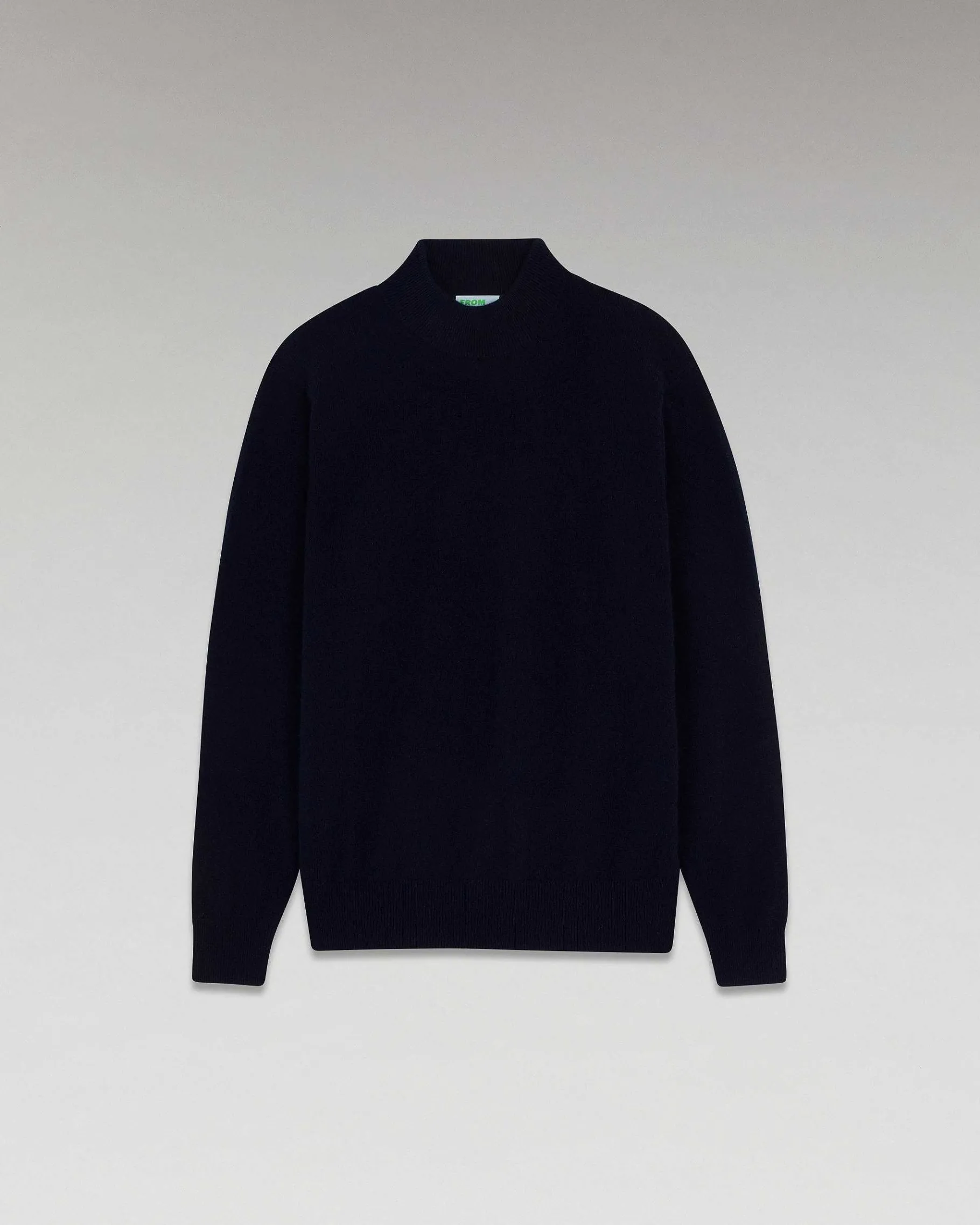 Best FROM FUTURE Pull Col Montant Basique Leger Navy