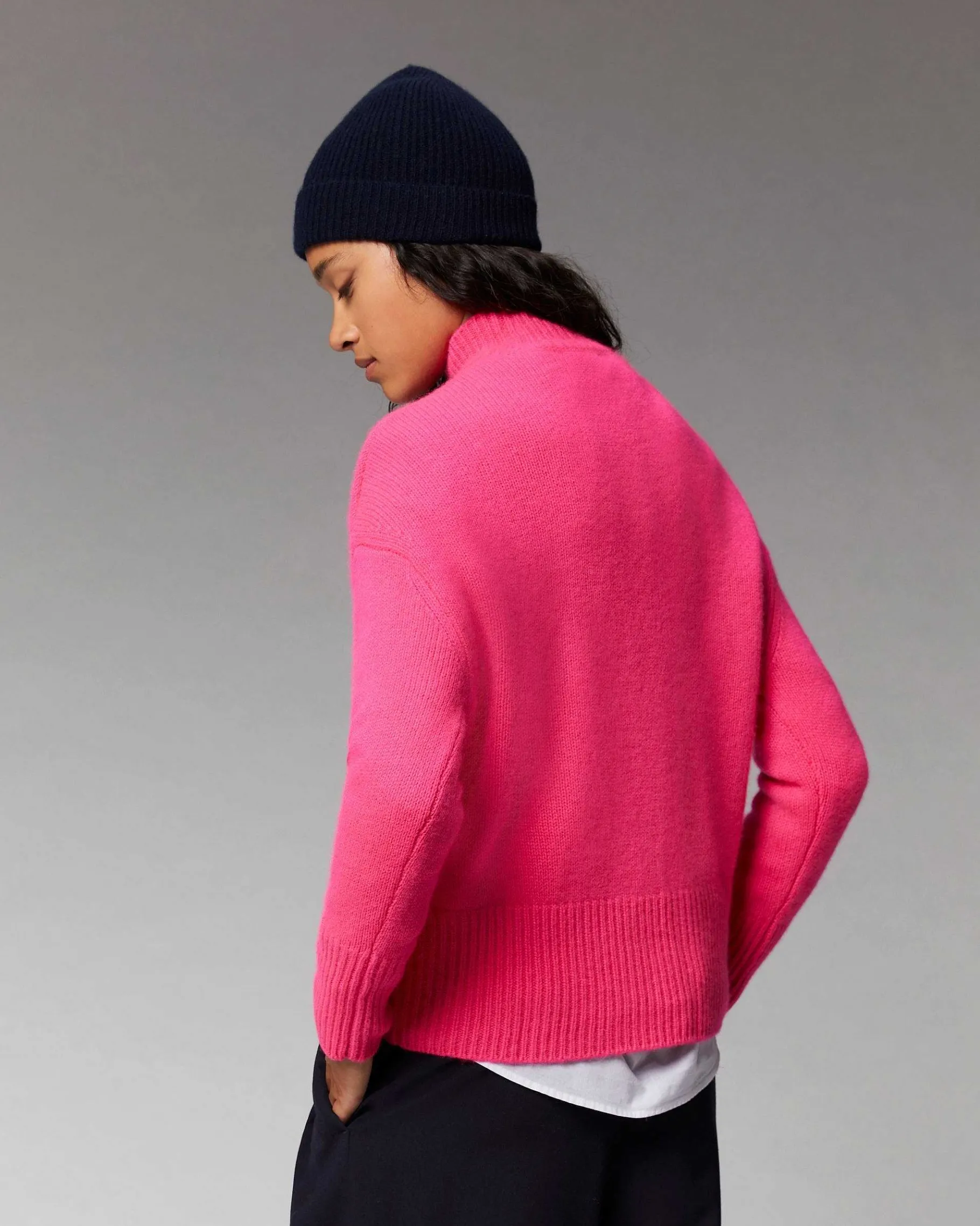New FROM FUTURE Pull Col Montant Dream Your Future Navy
