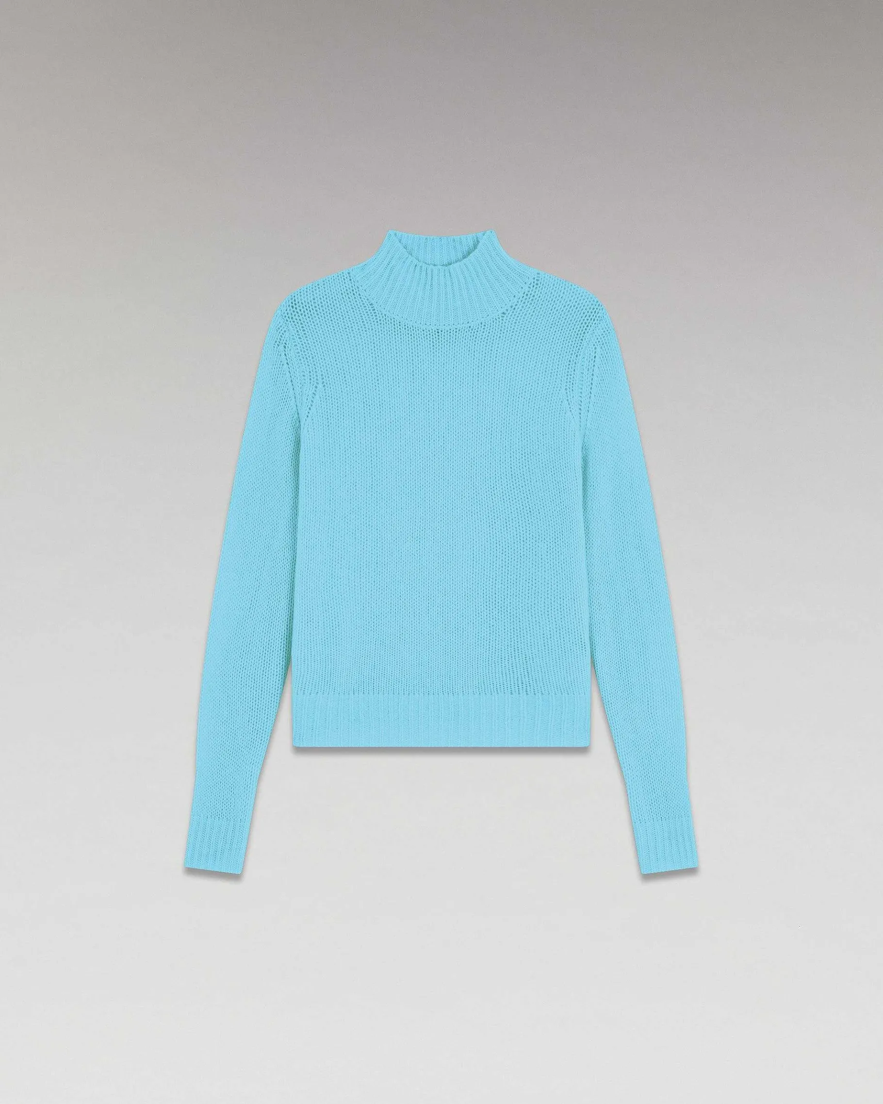 Clearance FROM FUTURE Pull Col Montant Epais Acid Blue