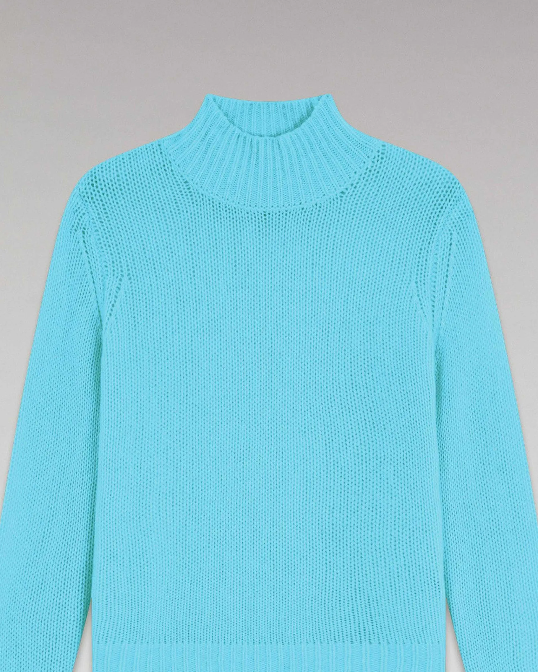 Clearance FROM FUTURE Pull Col Montant Epais Acid Blue